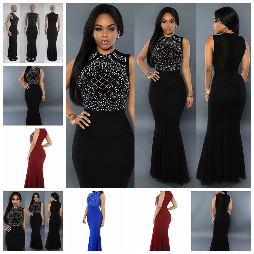 long pencil gown styles