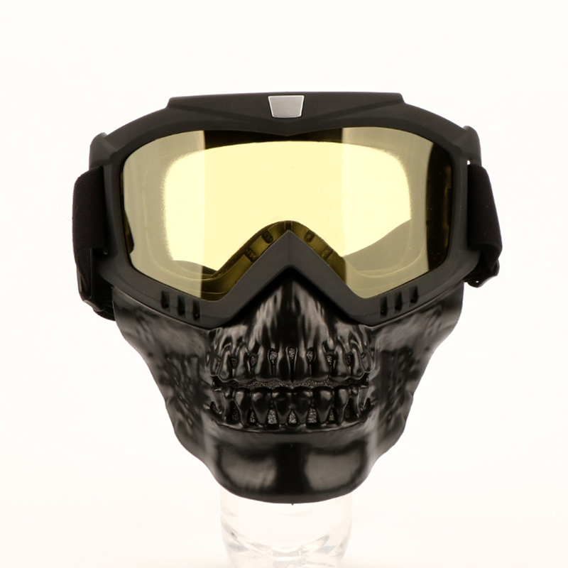 

Motorcycle Protective Skull Face Mask Motocross Goggles ATV Dirt Bike UTV Eyewear Motor Bike Windproof Skeleton Goggles