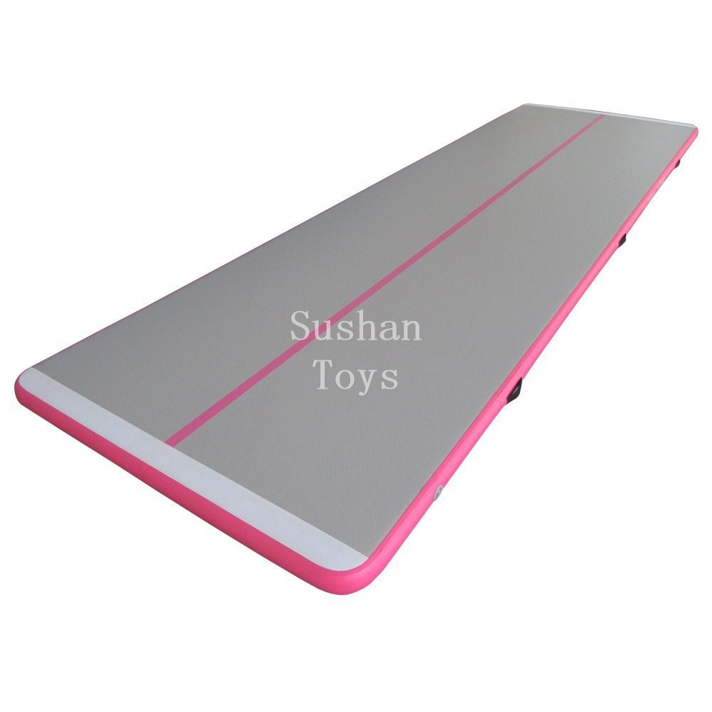 

5x1x0.1m inflatable gymnastics mattress gym tumble airtrack floor tumbling air track with electric air pump for sale