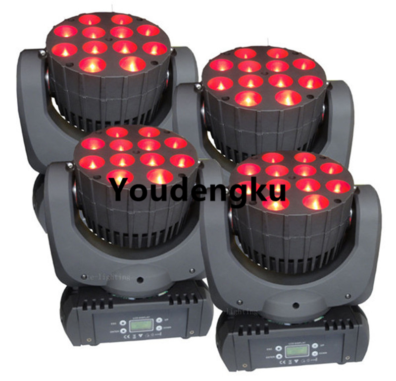 4 pieces 12x10w led moving head beam rgbw 4in1 led mini beam wash moving head light-image-412649019