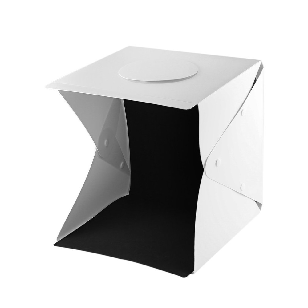 Carry Case Blue Red /& White Phot-R 50cm Professional Photography Portable Photo Studio Light Cube Tent Soft Box including 4 Coloured Backdrops Black