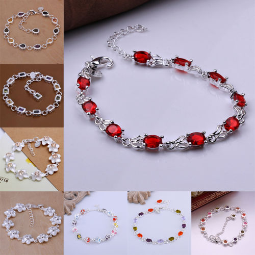 Genuine Fine 925 Sterling Silver Bracelet Charm Chain 925 Solid Jewelry Bangle Curb Women Men Bracelet 2020 Chain Link Italy New Hot Sale