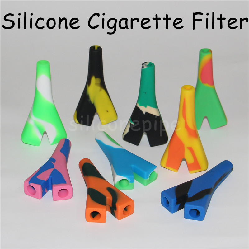 

Manufacturer 2 Joints Holder Silicone Pipe Raw Blunt Bubbler Smoking Bubble Pipes Small Hand Pipe Free shipping DHL