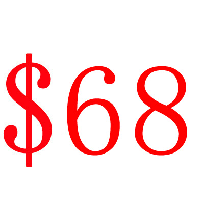 $68
