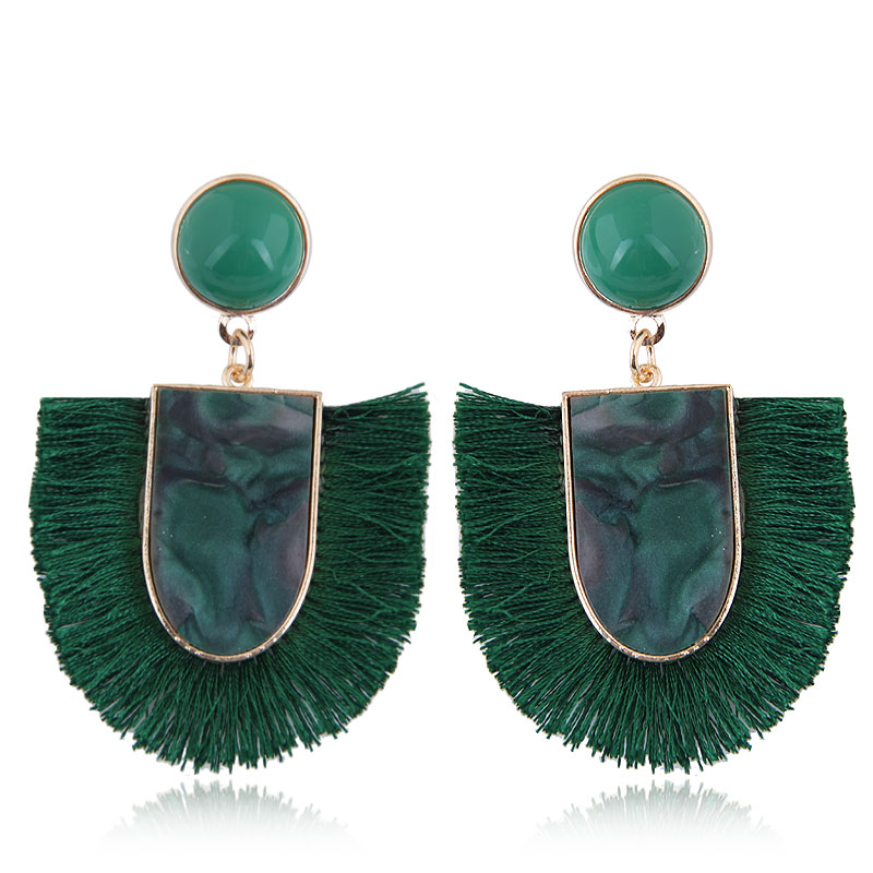 

2020 Bohemian Stud Earrings For Women Statement Tassel Earrings Round Drop Pendant Earings Fashion Jewelry Gift Ear Accessory