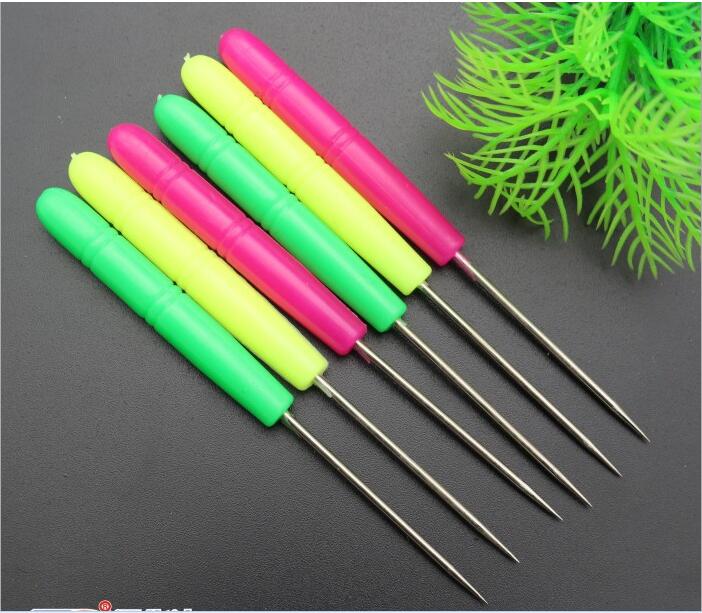 Livraison gratuite! Poignée en plastique en acier inoxydable mélangée pour le patron de couture faisant 14cm, 20PC / lot (B26957)