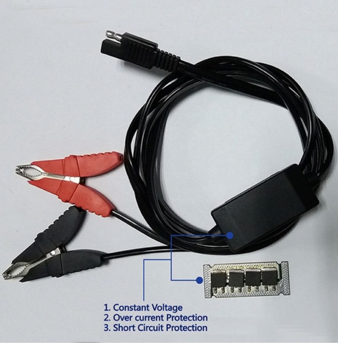 2 piezas Sae Power Automotive o panel solar cargador de bater/ía cable de extensi/ón 30 cm 2 clavijas Sae Quick Connect para desconectar
