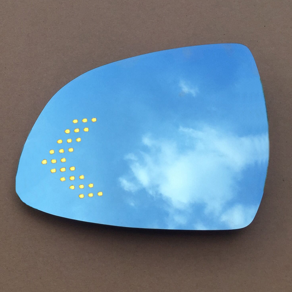 

Blue wild angle led turn signal arrow heating side Rear view mirror for BMW X3 X4 X5 X6