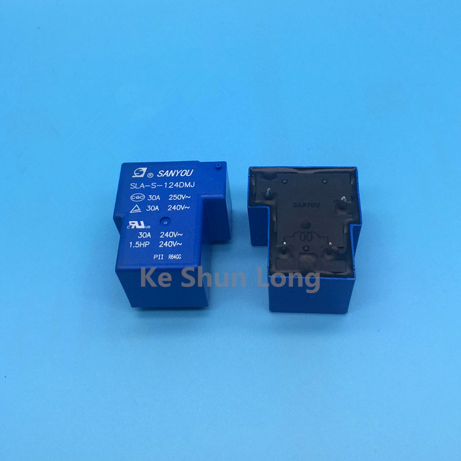 

Free shipping (5pieces/lot)100%Original New SLA-S-112DMJ 12VDC SLA-S-124DMJ 24VDC 4PINS 30A Power Relay