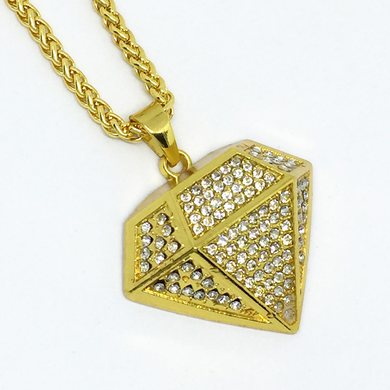 

Fashion3D Diamonds Necklace Tattoo Choker Aromatherapy Necklace Diffuser Pendant Stainless Cone Bijoux BFF Jewelry Diamante