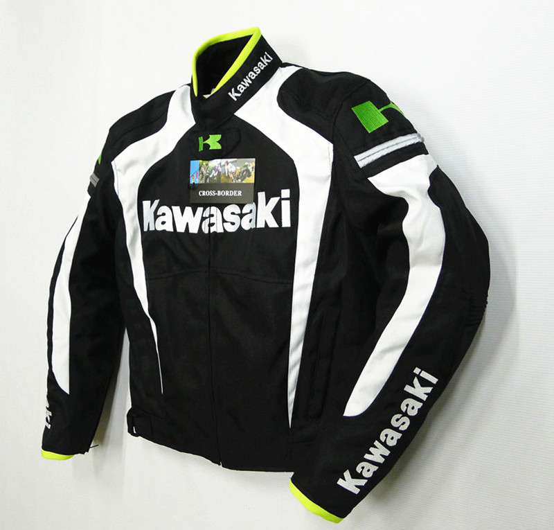 

Motorcycle Coats Man riding gear protector shatter-resistant motor brigade rider suit men' outwear off-road protective jacket, White