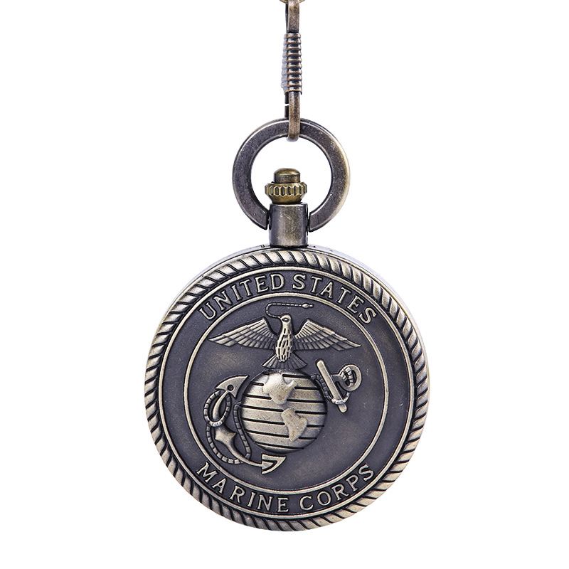 

Wholesale Quartz Birds watches Chain Bronze Polished pocket watches PW136