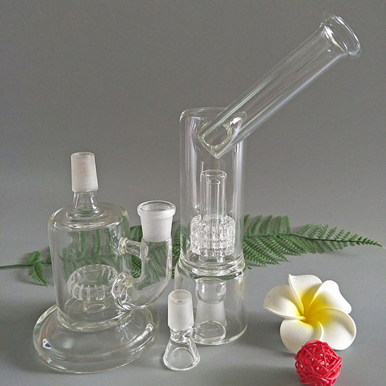 

10 Inch VapeXhale Matrix Glass Hookah With Bracket Bubbler Stick (GB-318)