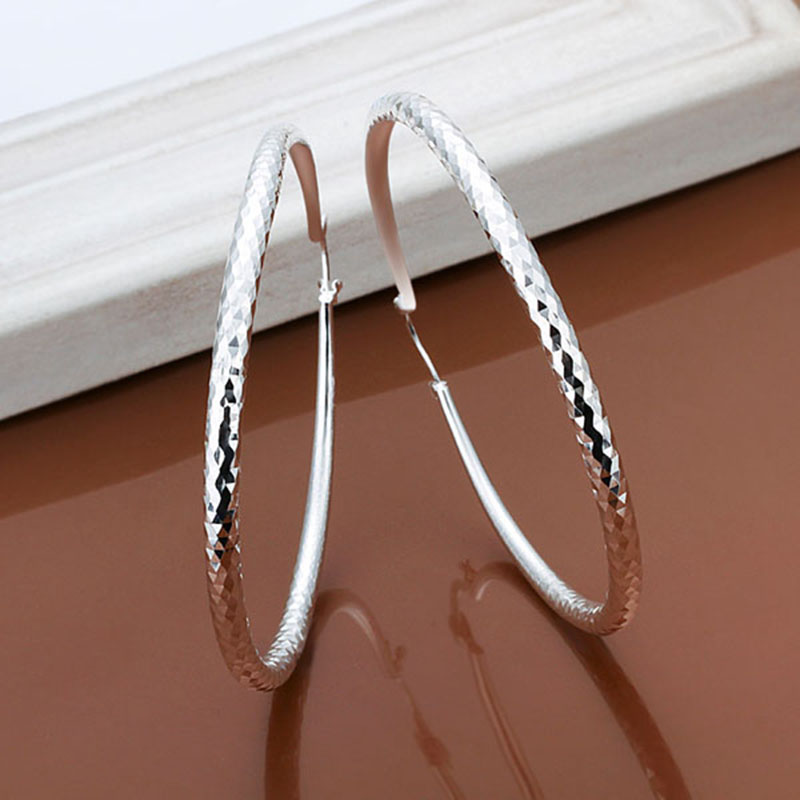 

Fashion 925 Sterling Silver Earring for Women,New 2020 Fine 925 Silver Beauty Hook Hoop Dangle Fancy Stud Earring XMAS Gift Friend AE290
