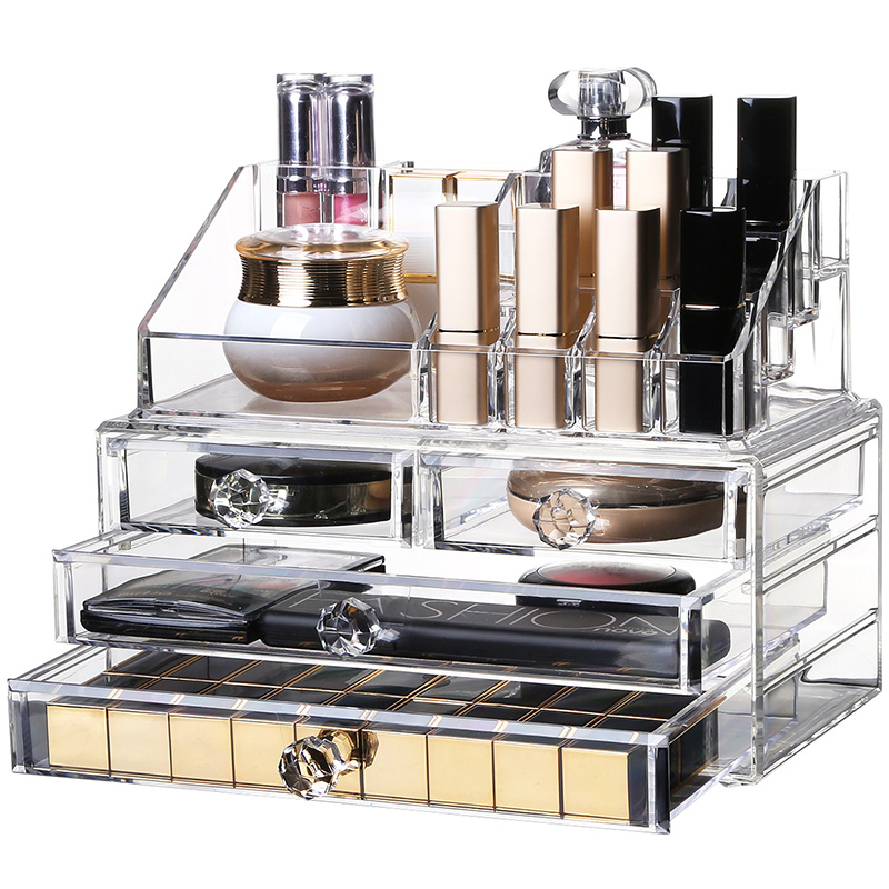 2020 Home Desktop Acrylic Storage Box Transparent Makeup Lipstick