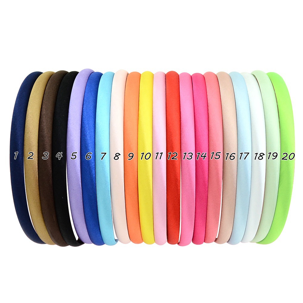 Blanc Bandeaux en Plastique Artisanat 1 Pouce Plaine sans Dents DIY Bandeaux de Cheveux Plain Bandeaux 20 Pi/èces