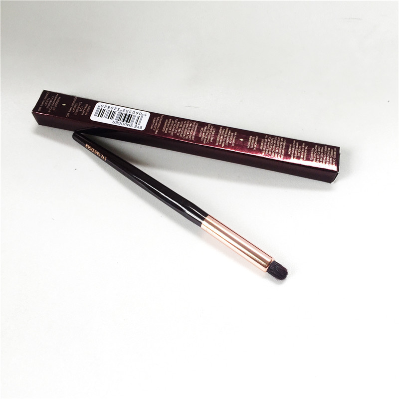 

Charlotte Eye Smudger Shadow Makeup Brush - Soft Natural Hair Eyeshadow Smokey Blending Contour Beauty Cosmetics Blender Tool