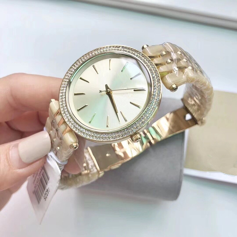 

Fashion trend ladies quartz watch,Yell m-4325 dial with diamond waterproof watch, high quality! Women's favorite: wholesale and retail + fr, Gold