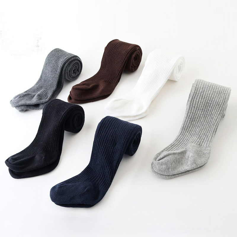 

Spring Autumn cotton baby trousers pantyhose with baby leggings large PP cartoon pants baby girl boy pants, Black