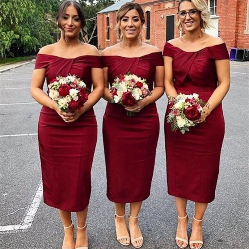 Discount Tea Length Western Wedding Dresses Tea Length Western