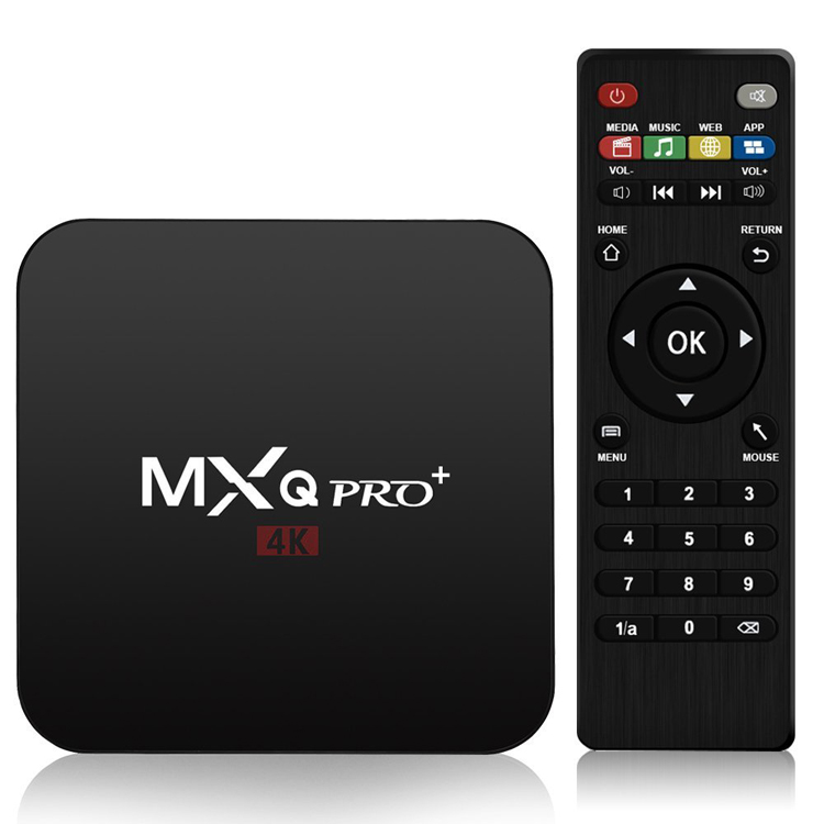 

Android TV Box MXQ Pro+ RK3229 Quad Core TV Box 2+16GB Android 8.1 Support Wifi 2.4GHz