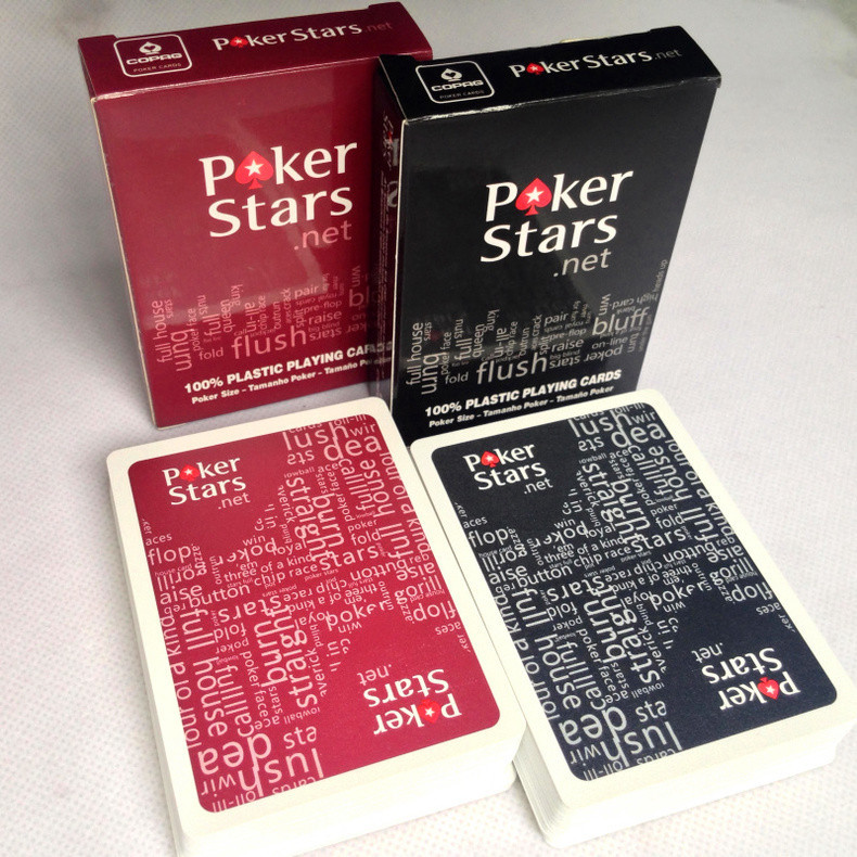 

Texas Hold'em Plastic Playing Card Game Poker Cards Waterproof And Dull Polish Poker Stars Board Games SC134
