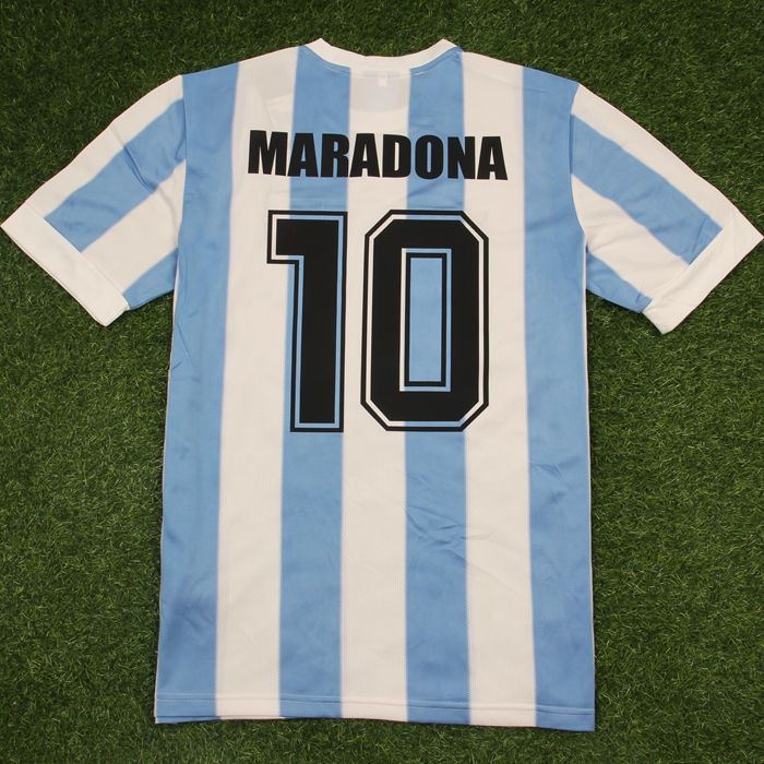 

Top 1986 Argentinade retro soccer jersey classic vintage MARADONA 10 CANIGGIA BATISTUTA SIMEONE Camisa futbol jerseys 86 football Shirt THAILAND QUALITY size S-XXL, 1986 home plain