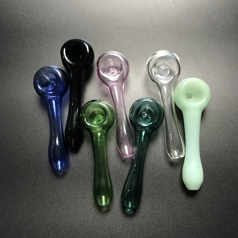 

Multicolor Glass Pipe Glass Oil Burner Pipe Glass Smoking Pipes New Arrivals High Quality Color Randomly Send HSP01