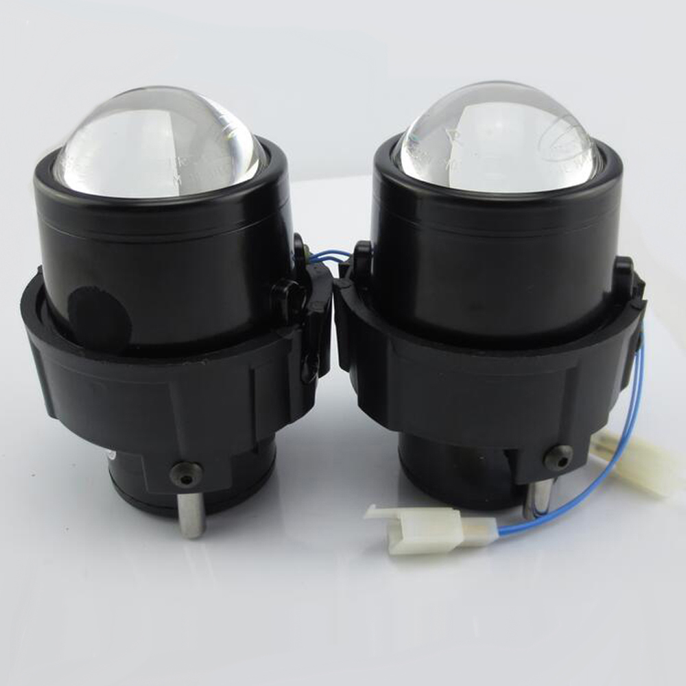 

Front bumper headlights low high beam sport bifocal lens fog lights lamp holder house for nissan xtrail juke patrol murano tiida nv200