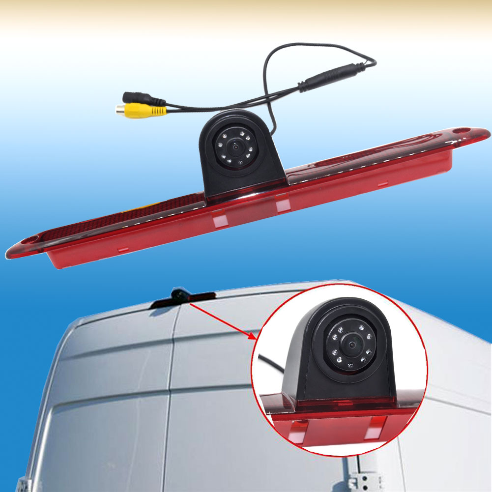 Auto Wayfeng WF Brand New CCD Car Reversing Rear Camera LED Brake Light For Mercedes /Sprinter /VW /Crafter-image-419262951