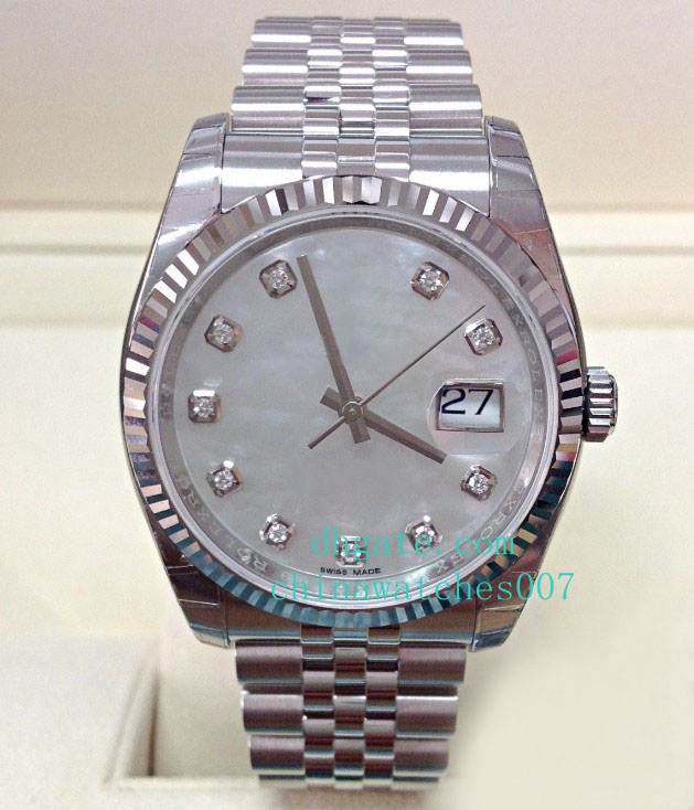 

2021 high Quality Watch 116234 36mm Diamond Dial Luxury Stainless Steel Automatic Mens Men's Ladies Women's