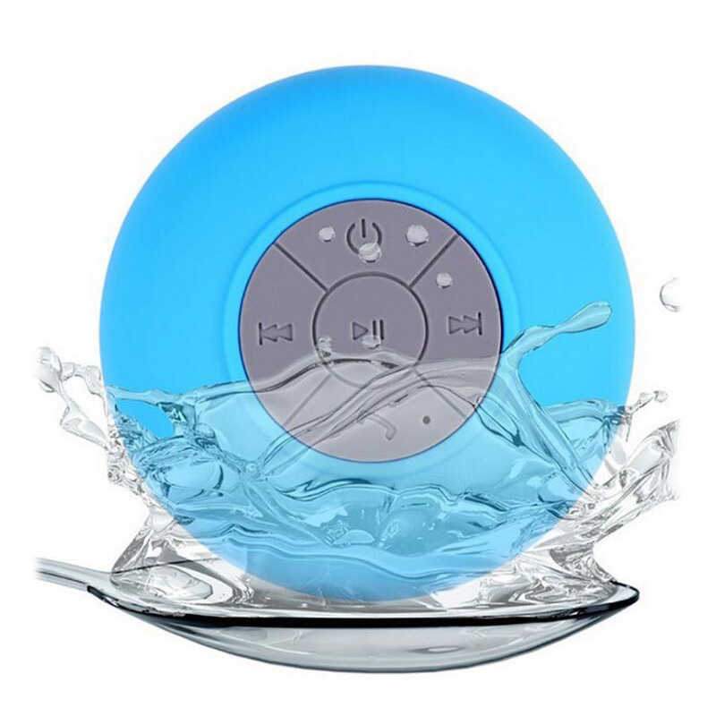 

Mini Portable Subwoofer Shower Waterproof Wireless Bluetooth Speaker Car Handsfree Receive Call Music Suction Mic