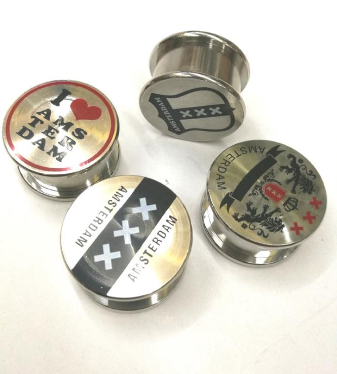 

New Mini Zinc Alloy Smog Mill Smoked Device 3 Layers of Metal Tobacco Grinder