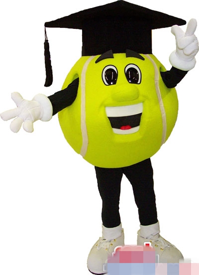 

Custom Newly tennis mascot costume Adult Size free shipping, Green