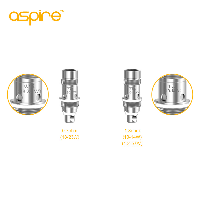 

100% Authentic Aspire Nautilus 2 coil 0.7ohm suits for Zelos Kit Original From Factory
