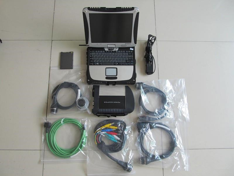 

diagnostic tool mb star sd connect c4 super ssd software with cf19 laptop diagnose scanner for 12v 24v