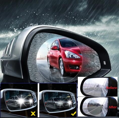 

Car rearview mirror rain film Reversing mirror antiglare anti-fog film