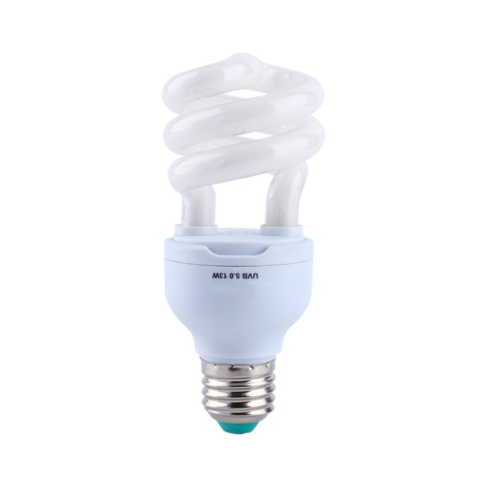 E27 REPTILE 5.0 10.0 UVB UVA 13W Lampe fluorescente Compact Terrarium Lampe de terrarium Dessert Reptiles et amphibiens