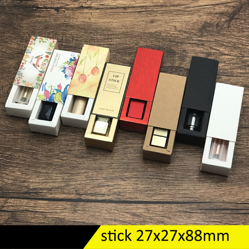 

50pcs/lot 27x27x88cm 10ml Multicolor Paper Drawer style gift packaing Boxes