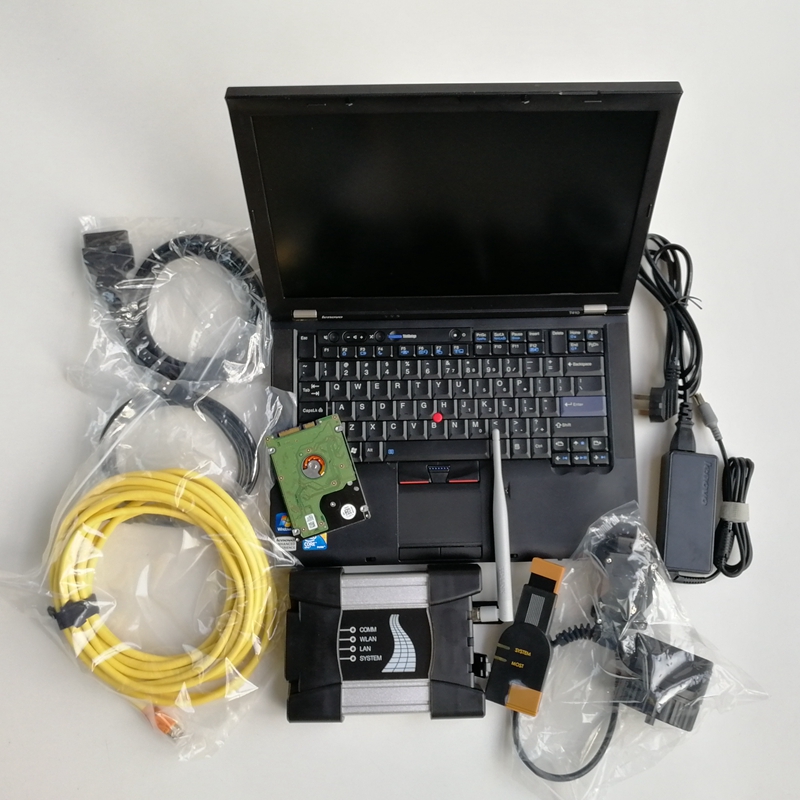 

Code scanner Auto diagnosis tool Used laptop computer T410 I5 or I7 4G for BMW wifi icom next A2 1Tb HDD Soft-ware 2021.12