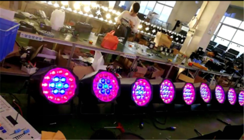 2 pieces 19*10w rgbw 4 - in - 1 indoor zoom par cans light Dot Control beam Zoom led par 64-image-426050479