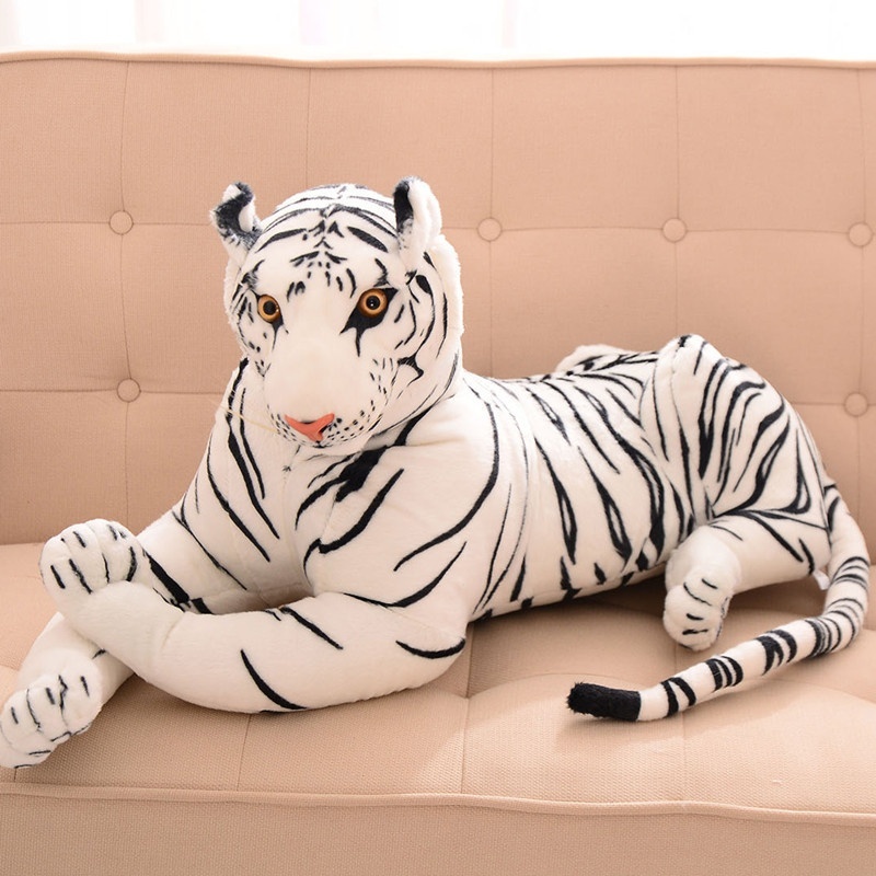 

Simulation Tiger Doll White Tiger Plush Toy Pillow Doll Child Doll Birthday Gift