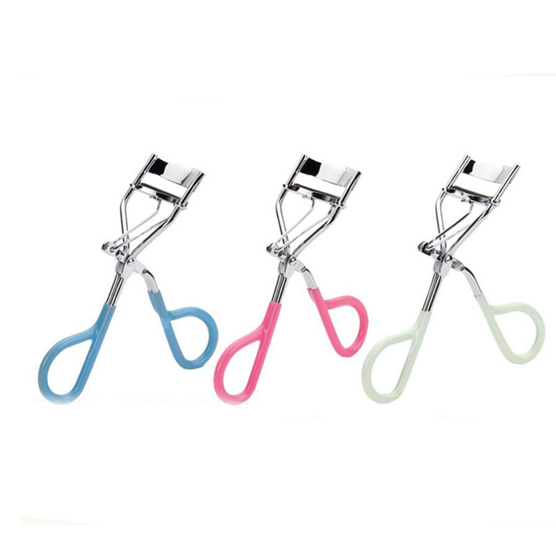 

Delicate Lady Women Eyelash Curler Lash Curler Nature Curl Style Cute Curl Eyelash Curlers-Silver Beauty Tools (Pink,white,blue)