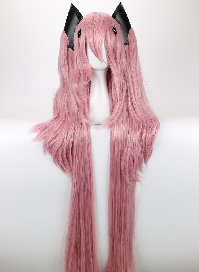 Seraph Of The End Krul Tepes Wig Pink Cosplay Wig + Hair Accessories + Cap>> FREE SHIPPING Cheap Sale Dance Party Cosplays