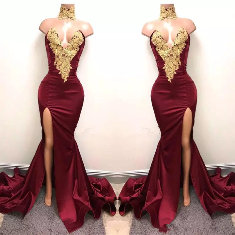 gown front neck design