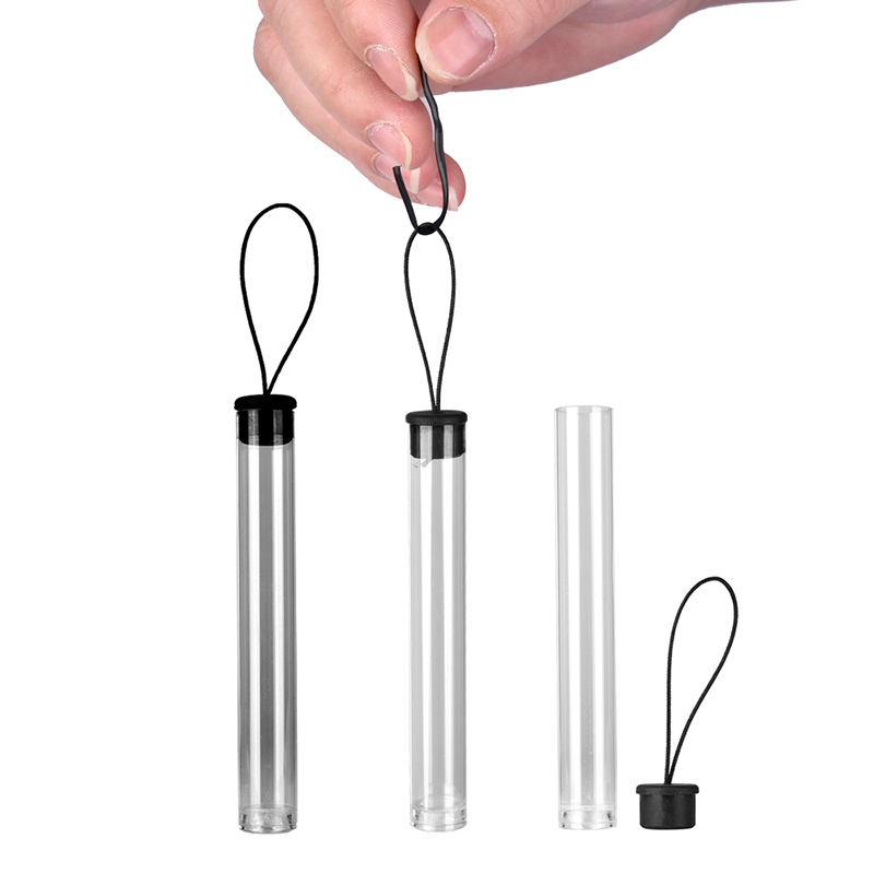 

New Design PP Tube Vaporizer Pen Vape Cartridges Clear Plastic Packaging Tubes for CE3 Thick Oil Cartridge Tank