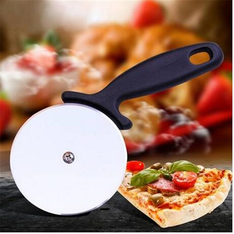 

Baking Moulds Stainless Steel Pizza Cutter Pastry Cake Pancake Pie Wheel Cutter Slicer Round Blade Food Cutter Pizza tool