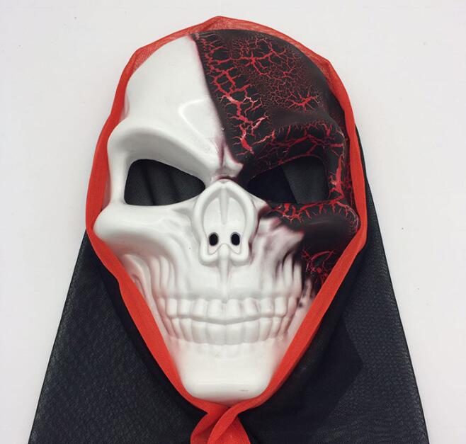 Black and White Kiss of Death Adult Costume Mask