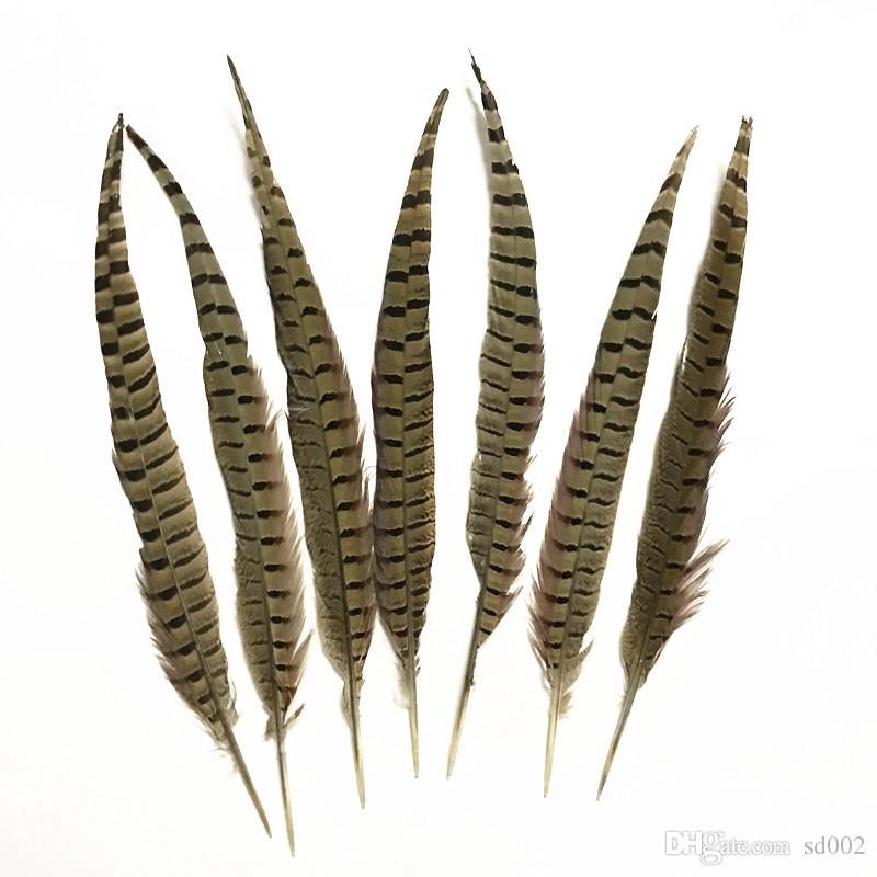 BULK 50pcs Natural Almond 4-10cm Pheasant Feathers DIY Craft Millinery Wedding