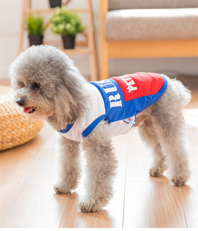 2020 New Design Fml Pet Clothes Cotton Dog Soccer Jersey Vest New